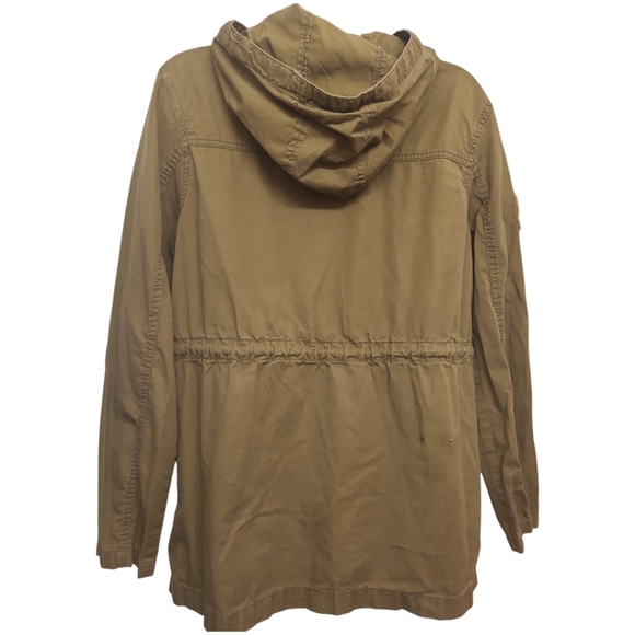Olive green Military jacket by abound oversized small - Picture 5 of 6